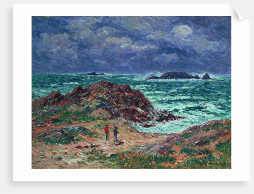 A Squall, Finistere, 1911 by Henry Moret