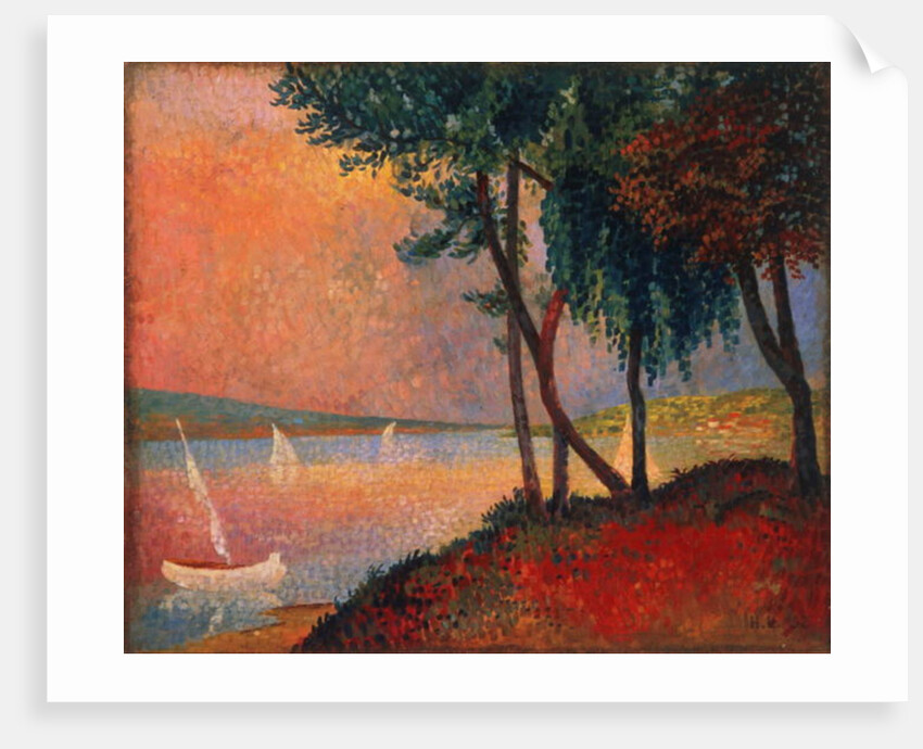 The Outskirts of St. Tropez, 1892 by Hubert de la Rochefoucauld