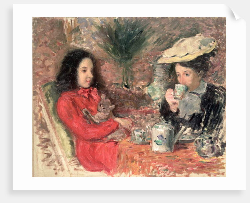 Tea Time, c.1900 by Emile Alfred Dezaunay