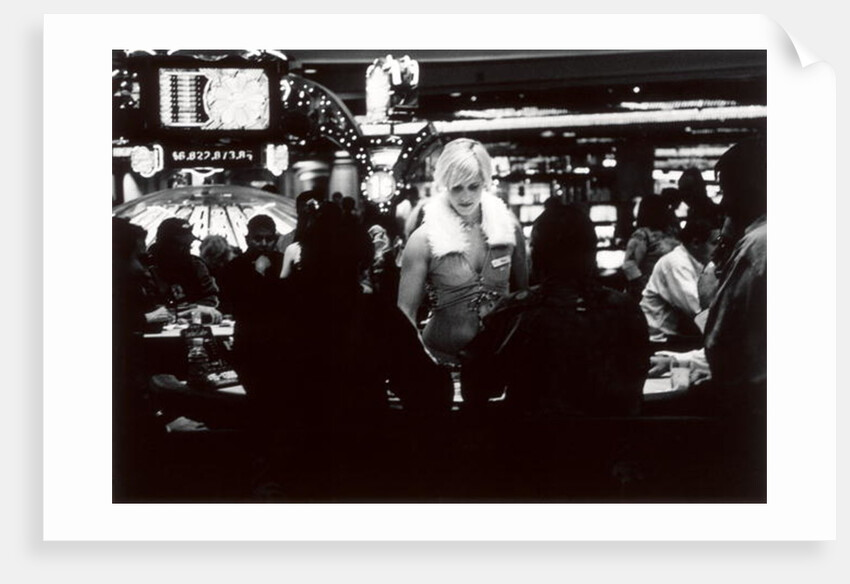 Croupier Girl, Las Vegas, 2006 by James Galloway