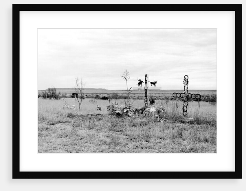 Road Memorial, New Mexico, 2006 by James Galloway