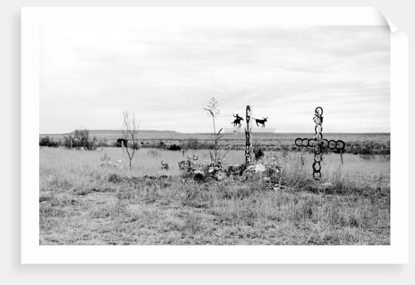 Road Memorial, New Mexico, 2006 by James Galloway