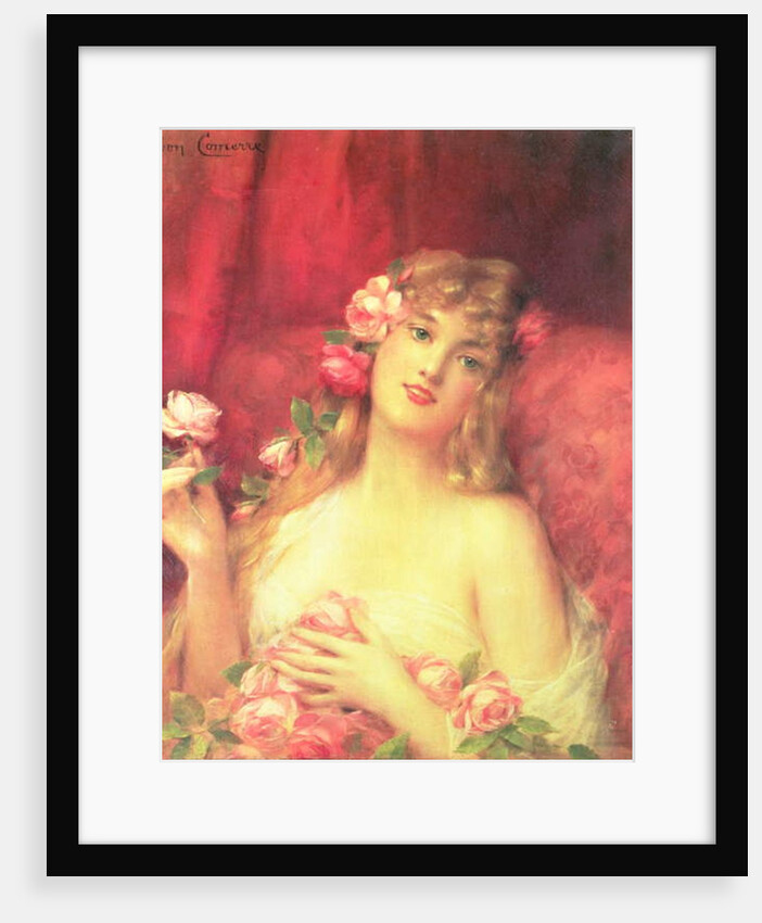 Woman with a Rose by Leon Francois Comerre