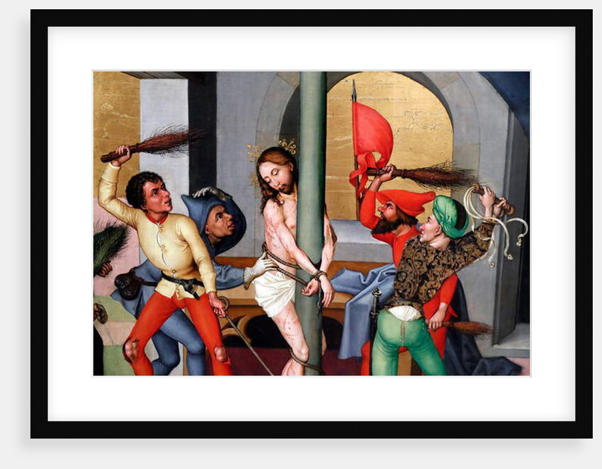 Passion of Christ, The Flagellation by Martin Schongauer