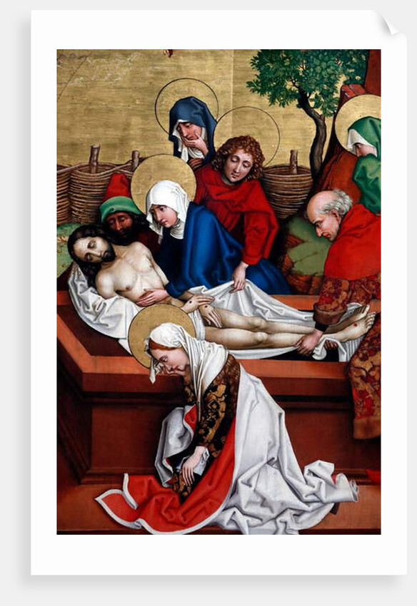 The Entombment by Martin Schongauer