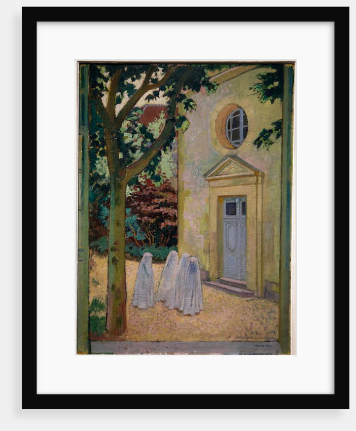 Les communiantes devant la chapelle du prieure 1917 by Maurice Denis