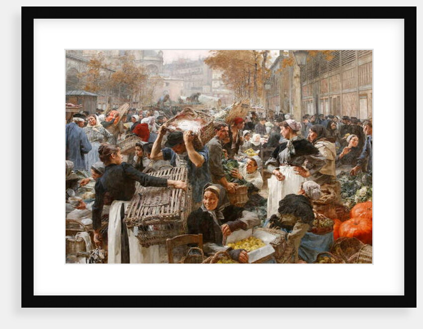 Les Halles, 1895 by Leon Augustin Lhermitte