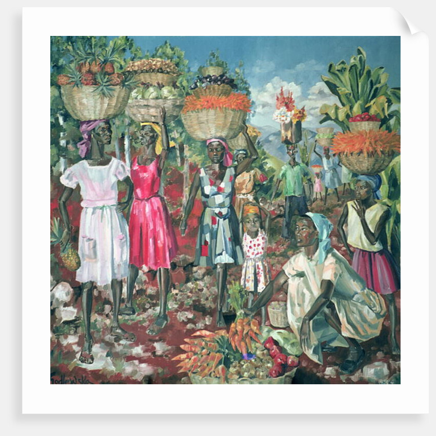 Les Marchandes, 1961 by Izabella Godlewska de Aranda