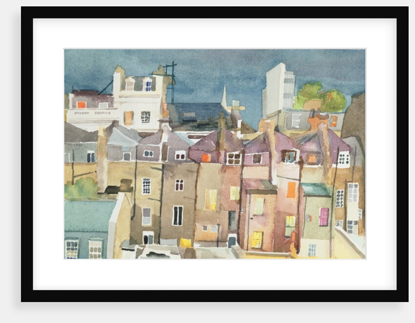 View from Rear Window of 48 Chester Square, SW1, 1982 by Izabella Godlewska de Aranda