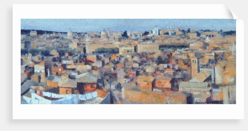 Rome, View from the Spanish Academy on the Gianicolo, 1968 by Izabella Godlewska de Aranda
