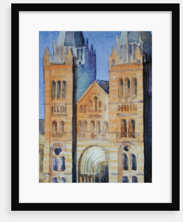 Main Entrance of The Natural History Museum, London, Sunset, 1994 by Izabella Godlewska de Aranda