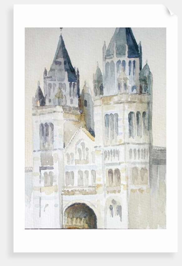 Main Entrance of The Natural History Museum, London, Daytime, 1994 by Izabella Godlewska de Aranda