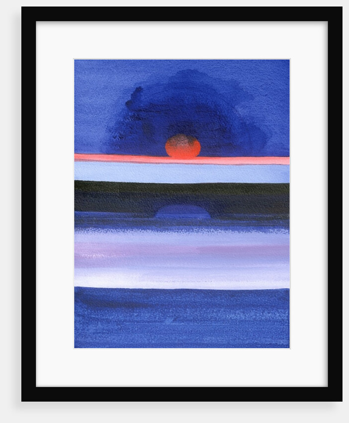 Seascape, Sunset, Helsinki, 1991 by Izabella Godlewska de Aranda