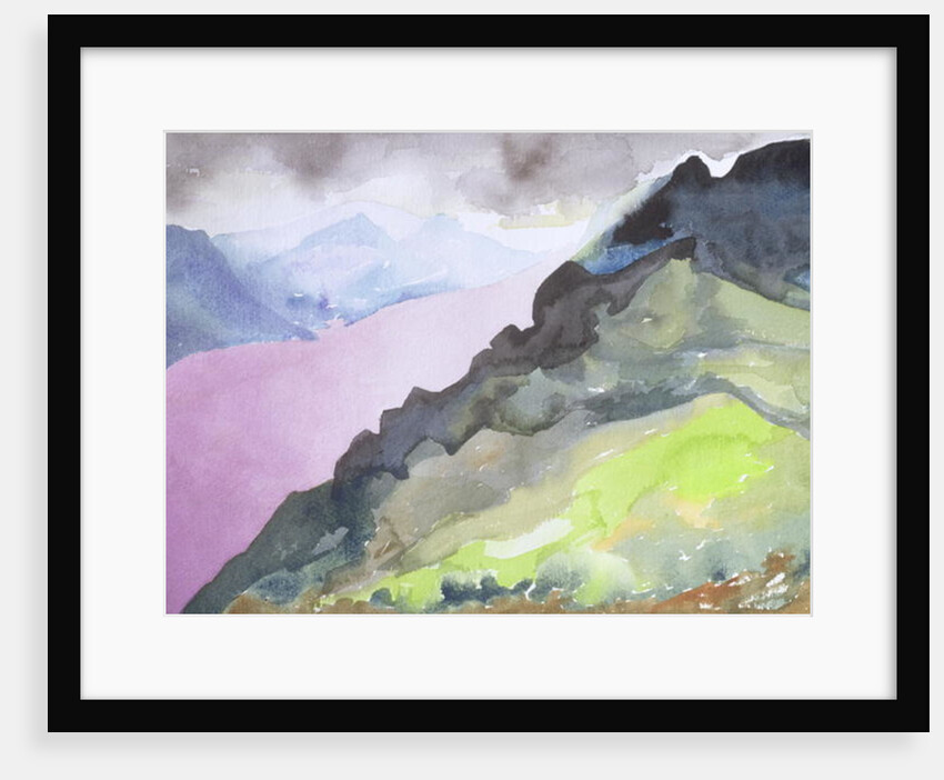 Loch Ness from Glendoe Lodge, 1995 by Izabella Godlewska de Aranda