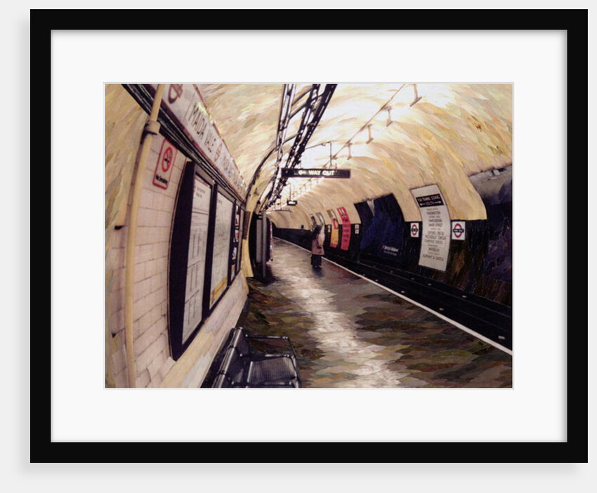 Waiting for a Train Going South, 1998 by Ellen Golla