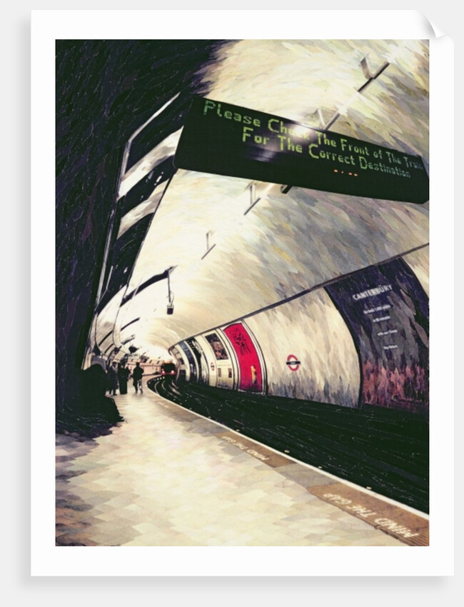 Please Check the front of the Train, 1998 by Ellen Golla