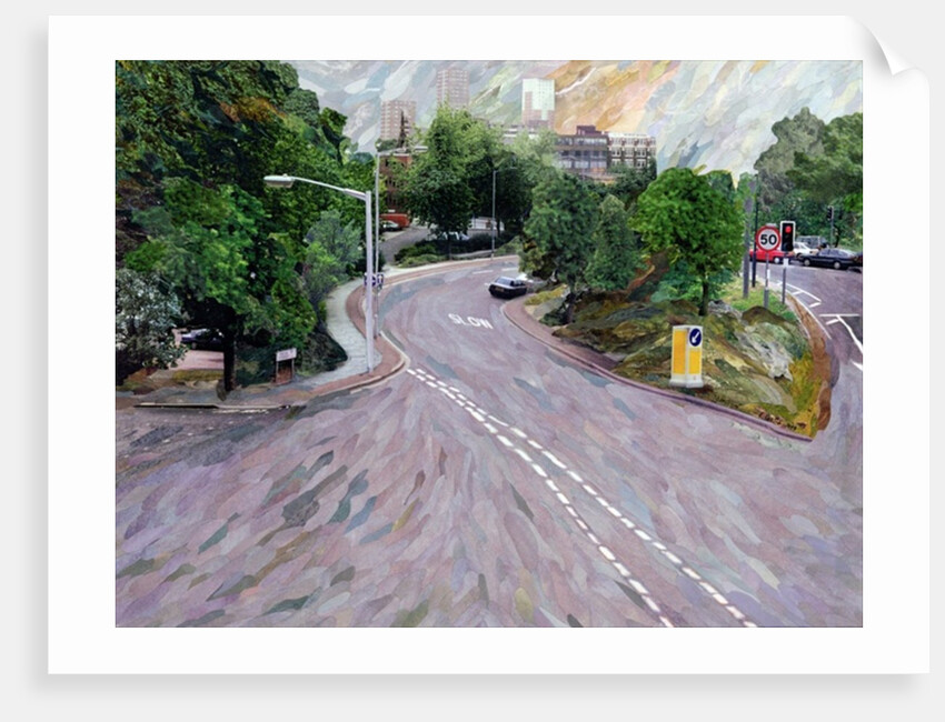 View from a Flyover, 1997 by Ellen Golla