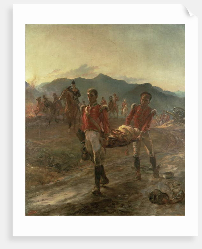 On the Morrow of Talavera, 1923 by Lady Butler