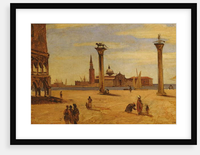 Piazzetta di San Marco, Venice, 1828-34 by Jean Baptiste Camille Corot