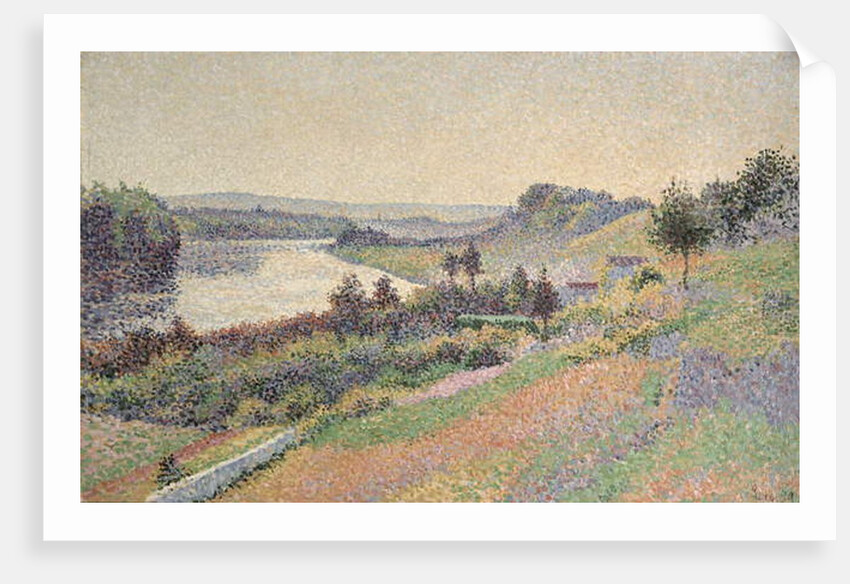 The Seine at Herblay, 1890 by Maximilien Luce