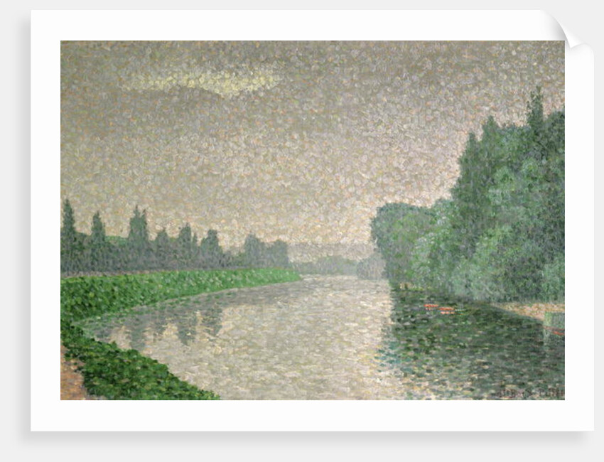 The Marne at Dawn, 1888 by Albert Dubois-Pillet