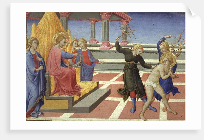 The Dream of St. Jerome, 1444 by Sano di also Ansano di Pietro di Mencio Pietro