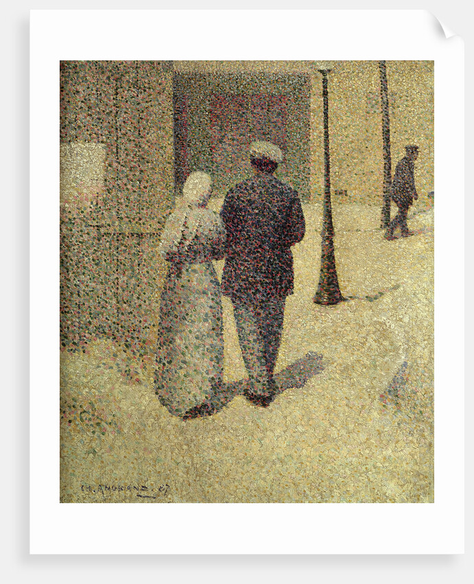A Couple in the Street, 1887 by Charles Angrand