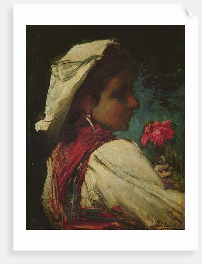 Italian Girl, c.1866 by Jacob Henricus or Hendricus Maris
