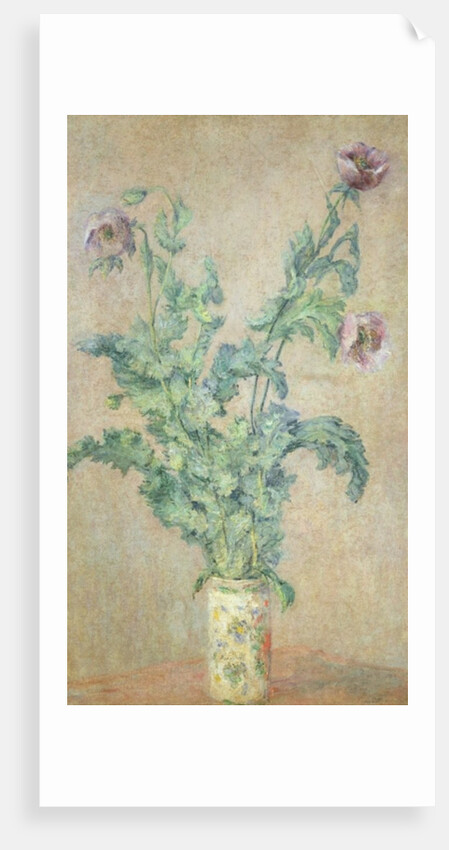 Purple Poppies by Claude Monet