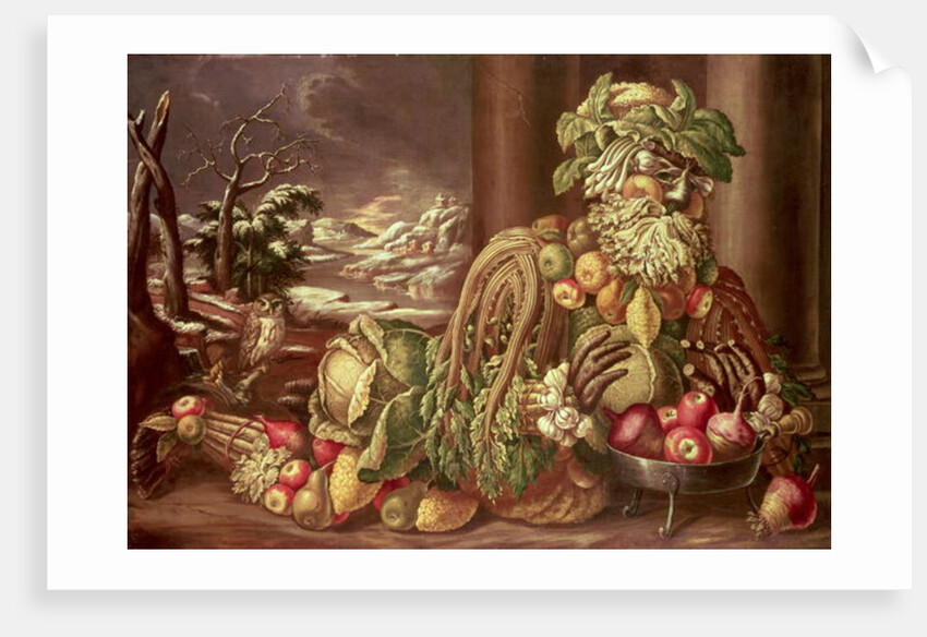Winter by Giuseppe Arcimboldo