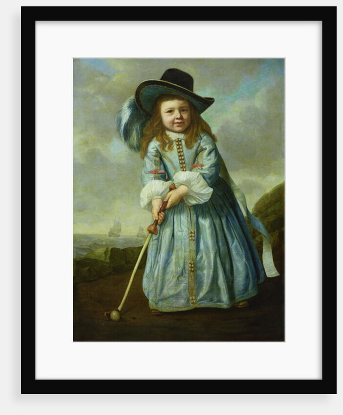 Child Playing Golf by Aelbert Cuyp
