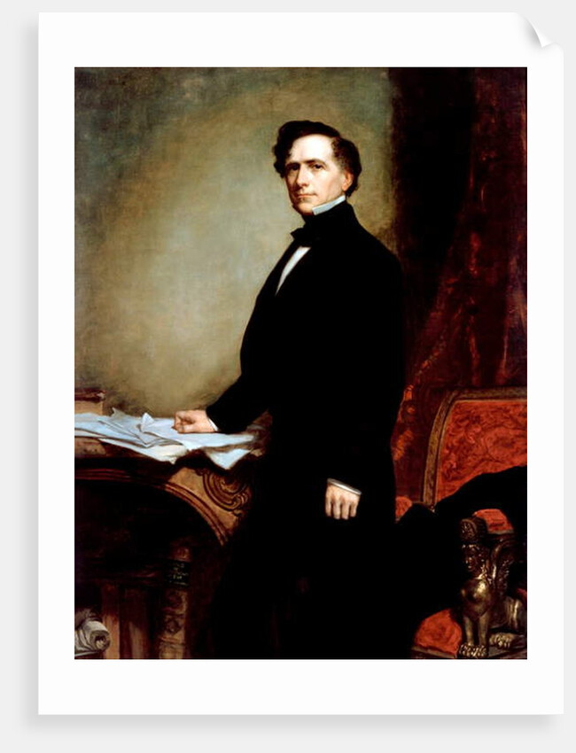 Portrait of President Franklin Pierce, 1858 by George Peter Alexander Healy