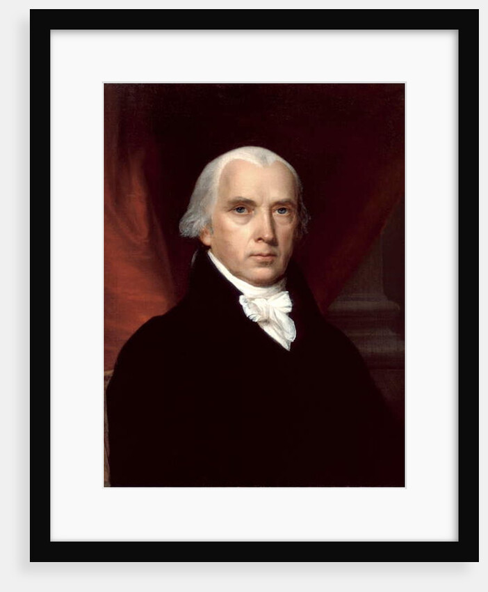 Portrait of James Madison, 1816 by American School
