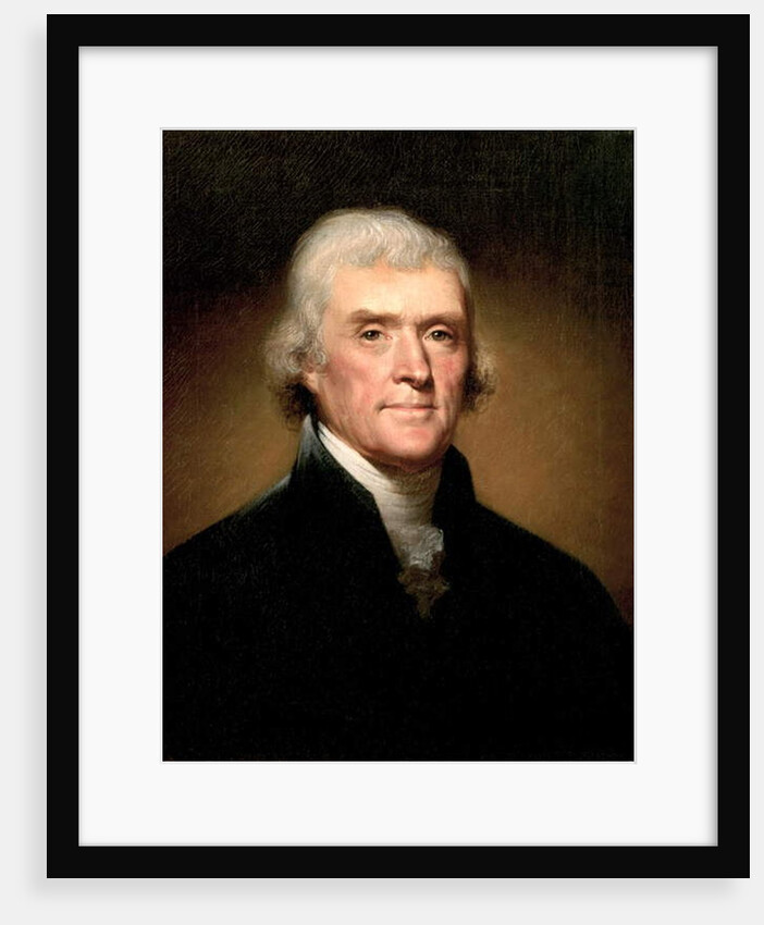 Portrait of Thomas Jefferson, 1853 by Rembrandt Peale