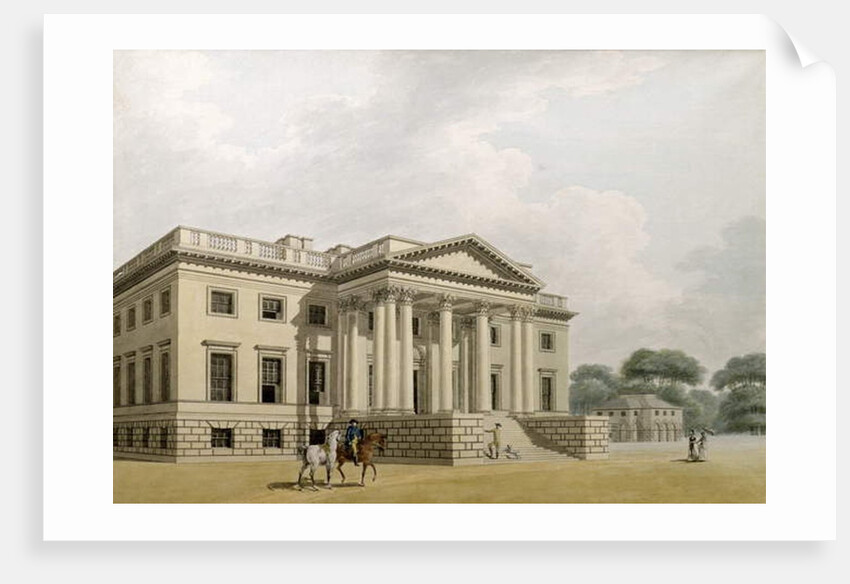 The Great Portico of Gorhambury by Thomas Malton Jnr.