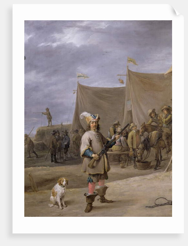 Soldier, 1640 by David the Elder Teniers