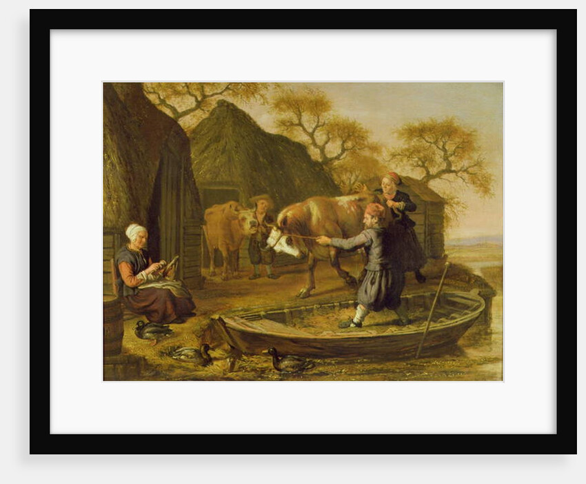 Cattle being Loaded into a Small Boat by Paulus Potter