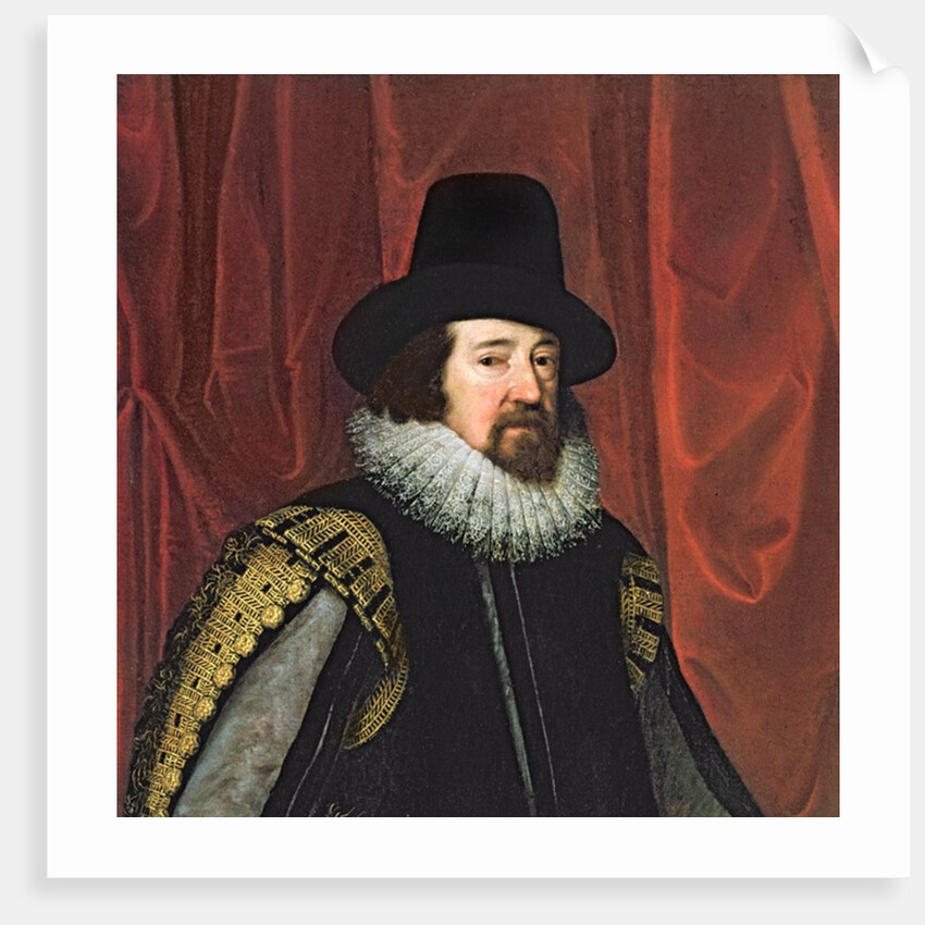 Sir Francis Bacon Baron Verulam de Verulam, vicomte St. Albans by Paul van Somer