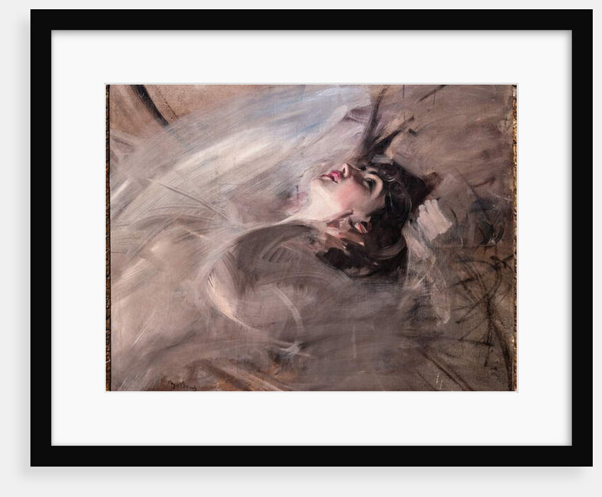 Half Length of Young Woman lying down, 1901 by Giovanni Boldini