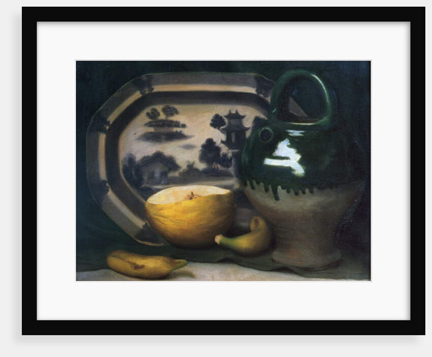 Still life with melon, 1908 by Mark Gertler