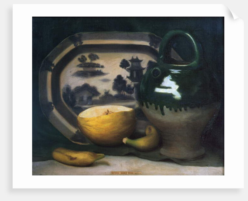 Still life with melon, 1908 by Mark Gertler