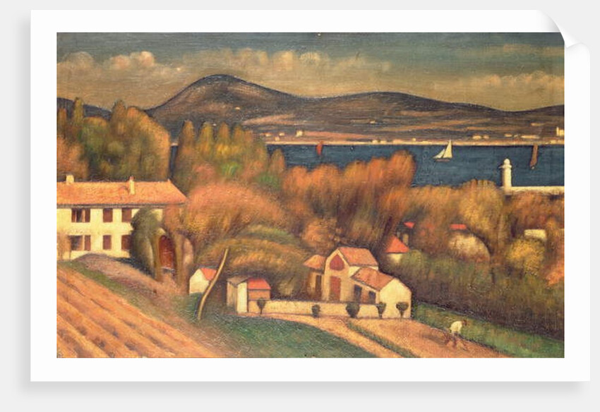 St Tropez, 1925 by Mark Gertler