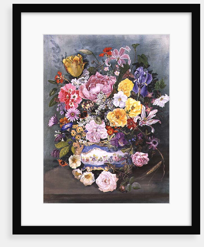 Flowers in a Sevres Jardiniere by John Gubbins