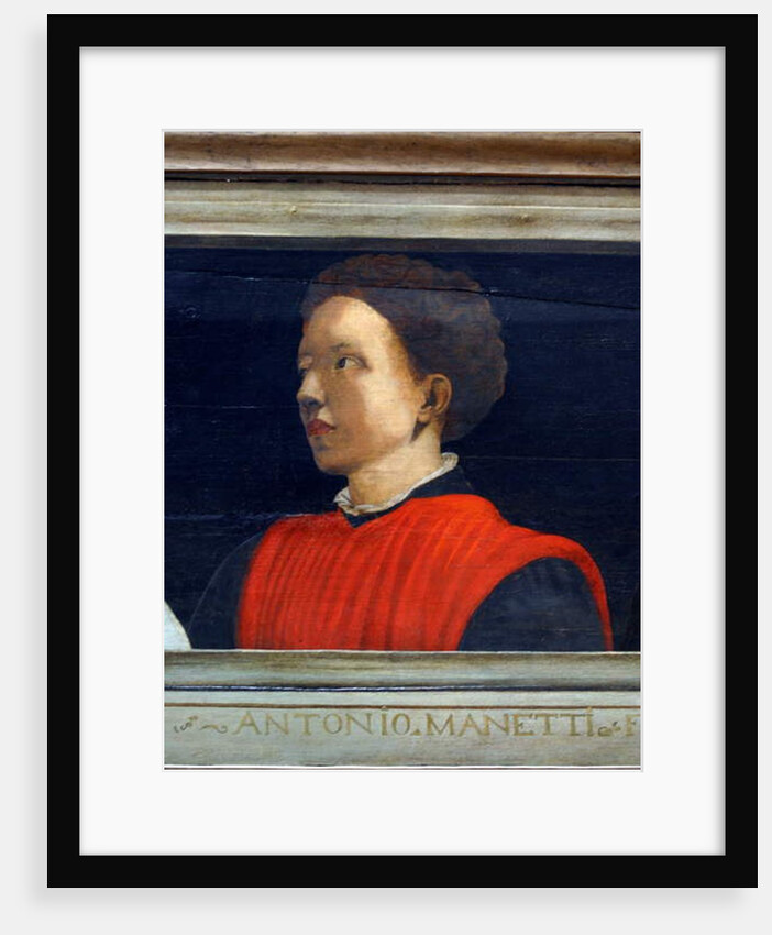 Cassone with 5 portraits of the Masters of the Florentine Renaissance by Anonymous