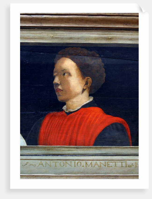 Cassone with 5 portraits of the Masters of the Florentine Renaissance by Anonymous