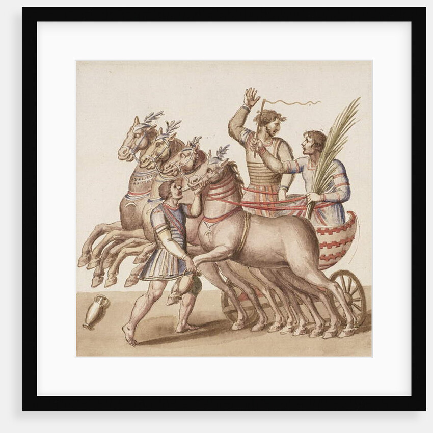 Ms Gen 1496 Plate CXIII Gladiators, 1674 by Pietro Santi Bartoli