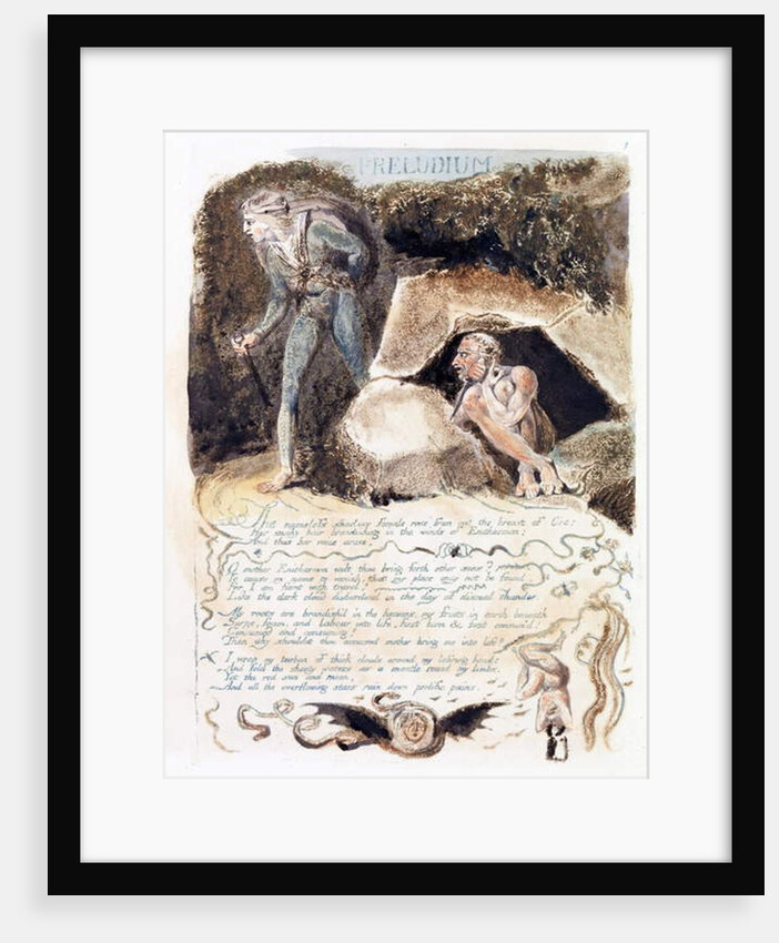 Illustration from 'Europe: a Prophecy', Lambeth, 1794 by William Blake
