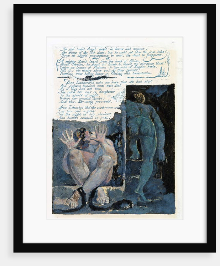 Illustration from 'Europe: a Prophecy', Lambeth, 1794 by William Blake