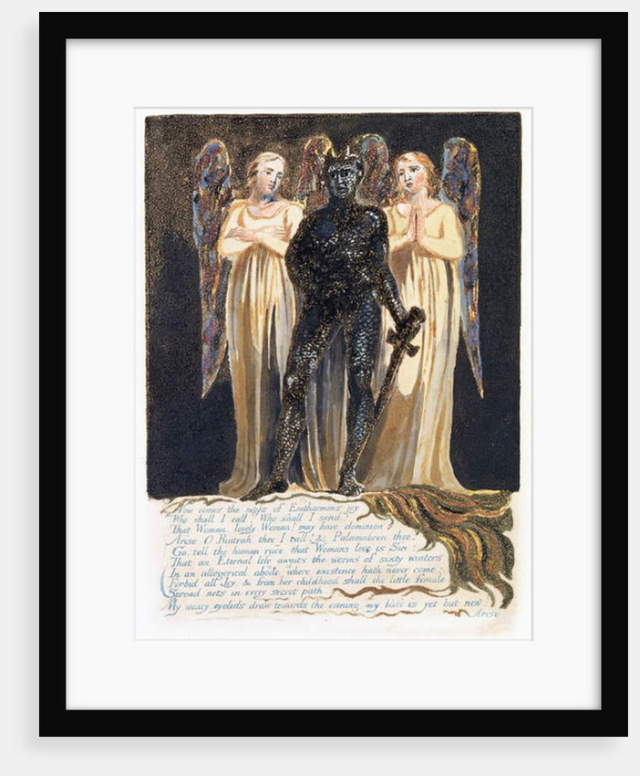 Illustration from 'Europe: a Prophecy', Lambeth, 1794 by William Blake