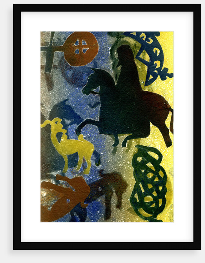 Pictish Horsemen by Gloria Wallington